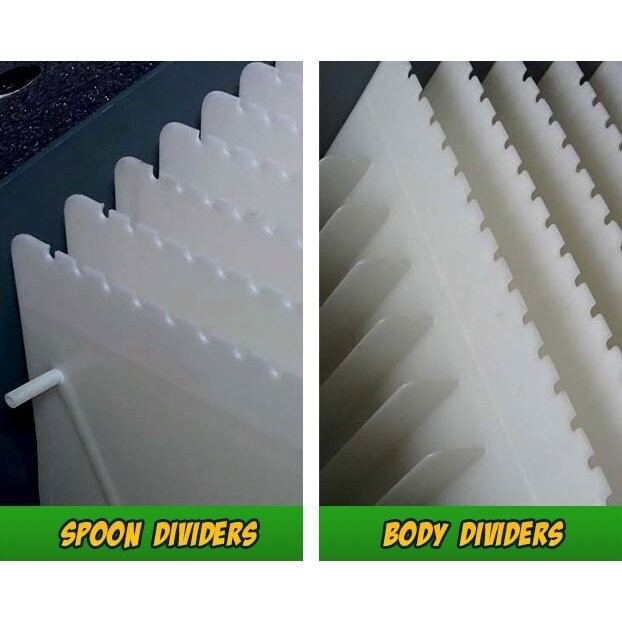 TRINITY INDUSTRIES Tackle Boxes 8225 SPECIAL MATE GRAY SPOON Fishing - Image 4