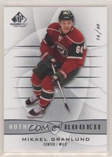 2013-14 SP Game Used Edition Authentic Rookies 16/64 Mikael Granlund #107 7ez