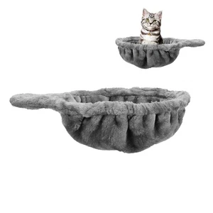 Cozy Hamac pour arbres de chat pour grands chats avec panier profond - Ajouter sur grand, gris