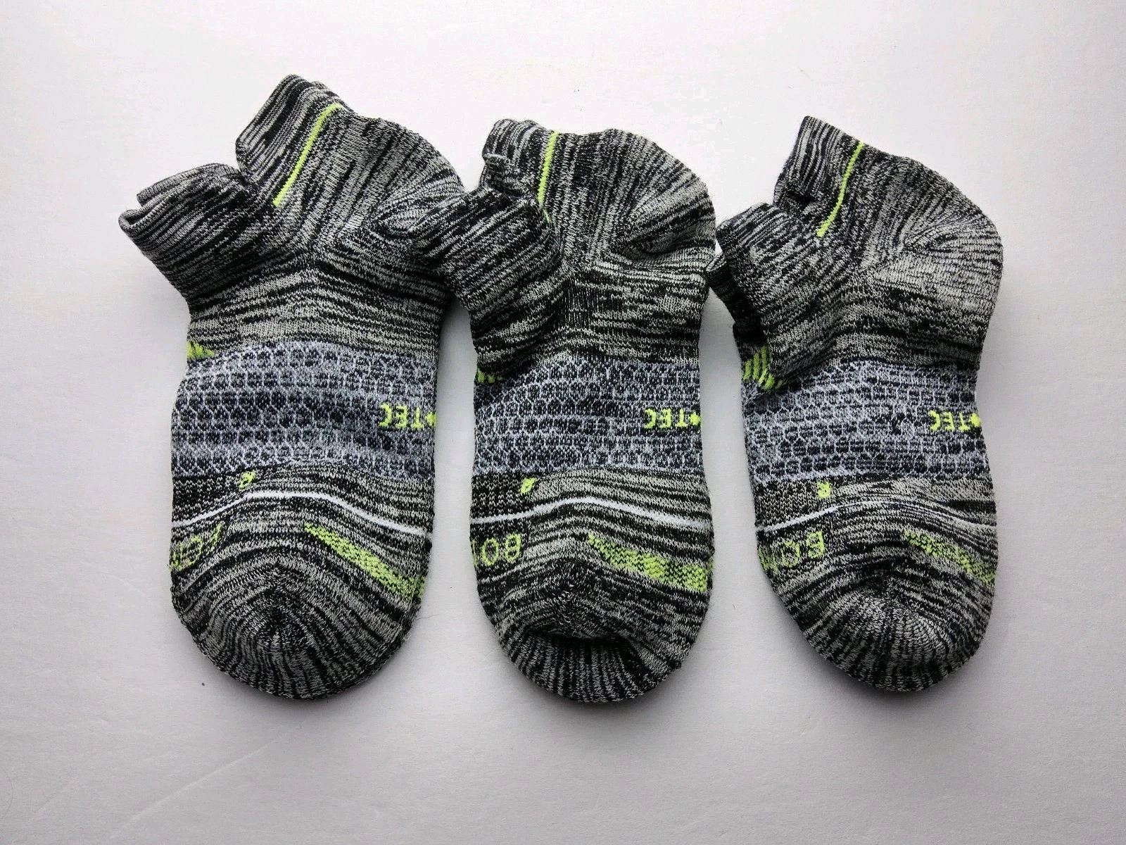 Bombas Merino Wool Hex Tec Run Athletic Ankle Socks Lot Of 3 Pairs Size M