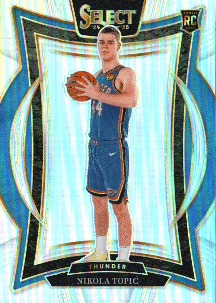 2024-25 Panini Select #89 Nikola Topic Silver Prizm