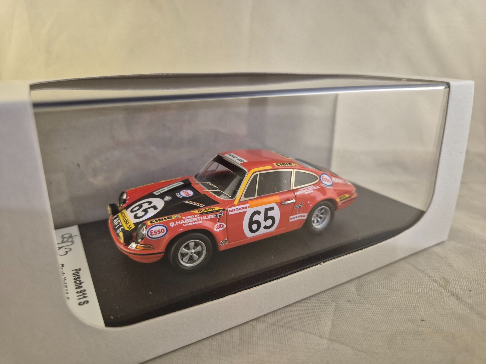 Porsche 911 No.65 Le Mans 1970 Trofeu, cadeau idéal en 1/43 pour collectionneur auto