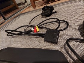 Atari Jaguar Console, Hoverstrike, Jag2Gen Composite, Power Adapter, Controller