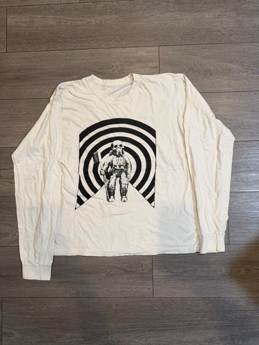 Chrome Hearts, Chrome Hearts Foti Astronaut Skeleton Skull L/S T Shirt Size XL RARE Vintage
