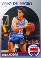 90' Hoops Basketball Vinny Del Negro #256 Sacramento Kings EX-B22