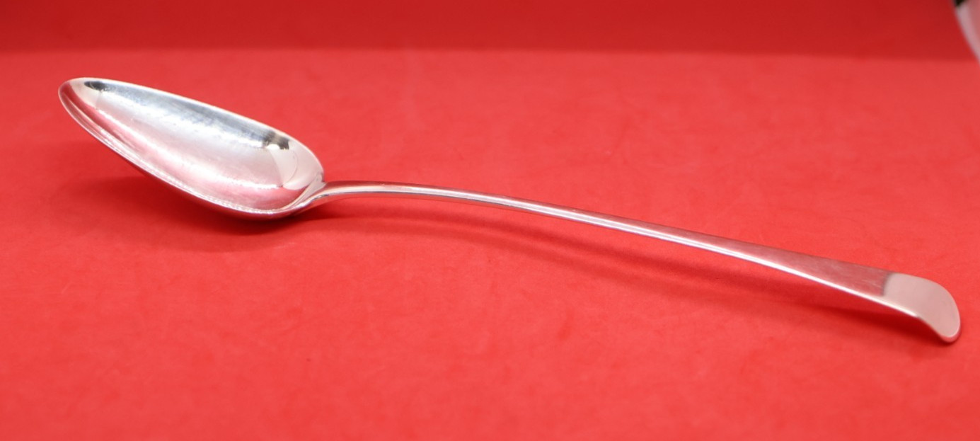 12" Solomon Hougham 1801 Lg Sterling Solid Dressing Spoon 101g