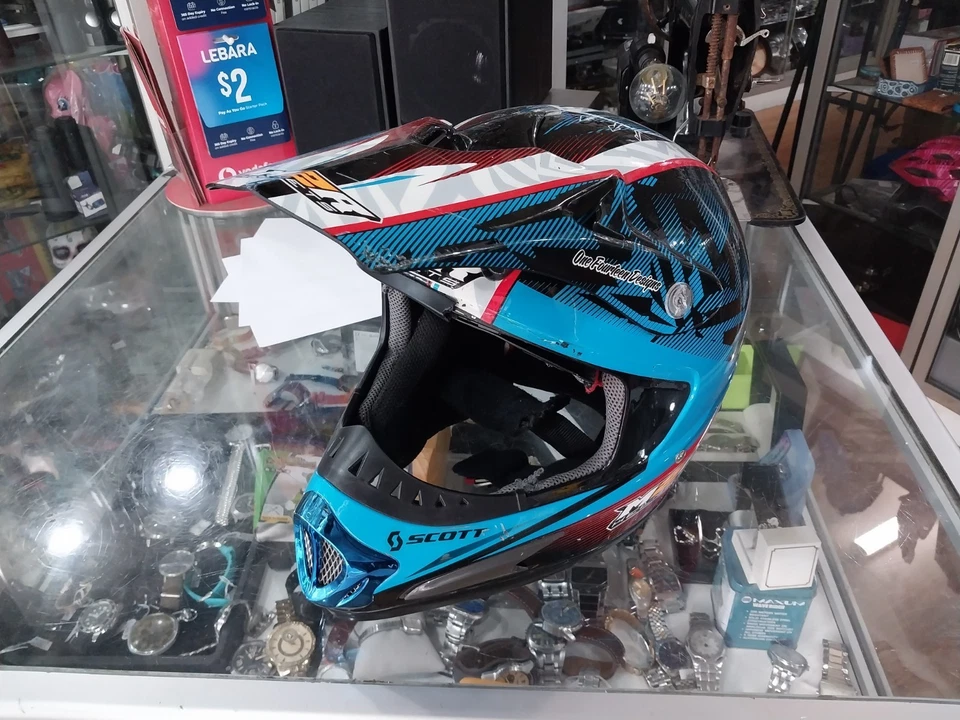 M2R X1 Motorcycle Helmet SCOTT One Fourteen Designs SIZE L - READ DESCRIPTION - Image 3 of 4