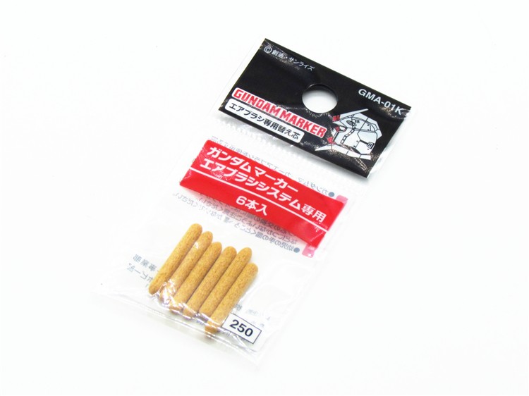 GSI Creos Gunze Mr.Hobby GMA-01K Gundam Marker Airbrush Replacement Nibs (6 pcs)