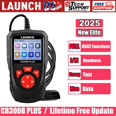 LAUNCH CR3008 PLUS Car OBD2 Scanner Code Reader Check Engine Diagnostic Tool #！