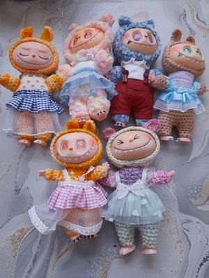 6 Häkelpuppe mit ein besonderen Gesicht La bu bu