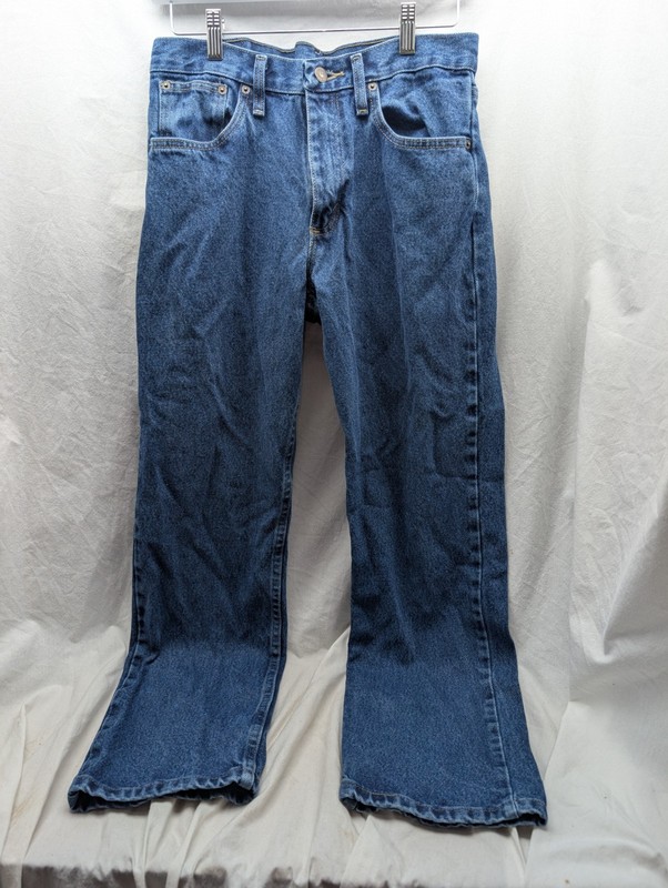 Magellan Outdoors Jeans Mens Size 30x30 Blue Denim Relaxed Fit Pants Dark Wash