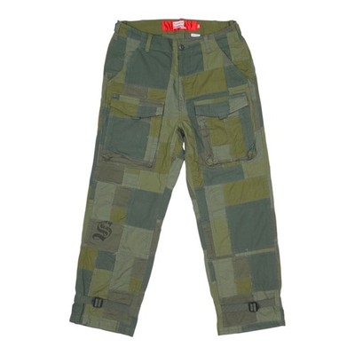 Supreme x CDG Olive Patchwork Cargo Pants Size 32 Used | eBay