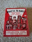 New Old Stock "What'll Ya Have?" Ornamental 1 Shot, 2 Shot Bar Jiggers Set of 8  — photo 1