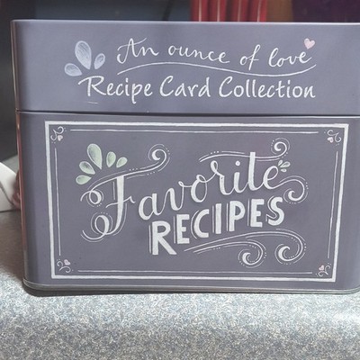 Publications International Favorite Recipes Recipe Card Collection Tin Hardcover