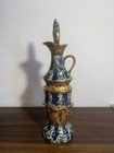 1965 Executive Series Blue Marbled "Weeping Gold" Bourbon Whiskey Decanter empty — photo 2