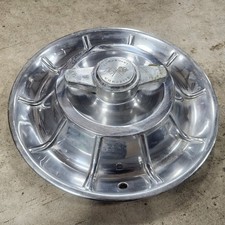 C1 Corvette Hubcap Spinner Wheel Cover Used Oem Hub Cap Cover 56-58 Good Flaws
