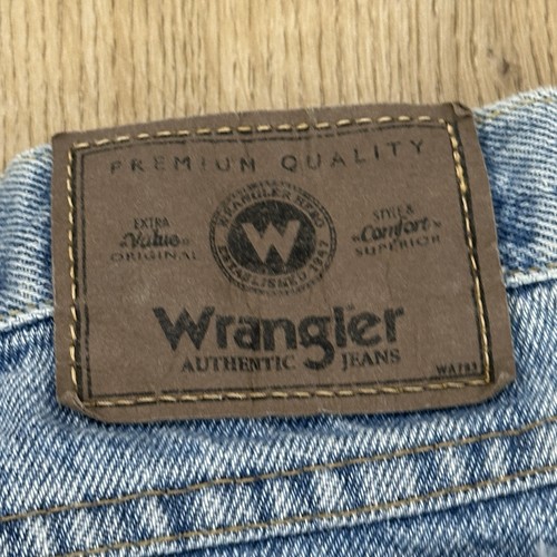 Pantalones Cortos Wrangler Hero Para Hombre 42 Azul Denim Frente Plano Calce Relajado Hasta la Rodilla Nuevos con Etiquetas - Imagen 10 de 12