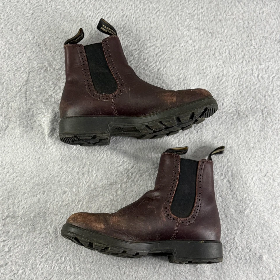 Ботинки Blundstone молодежный размер 4,5 коричневые кожаные ботинки челси без застежек - Изображение 4 из 4