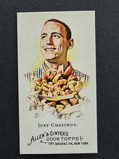 JOEY CHESTNUT 2008 TOPPS ALLEN & GINTER'S MINI CARD #109 HOT DOG EATING CHAMPION