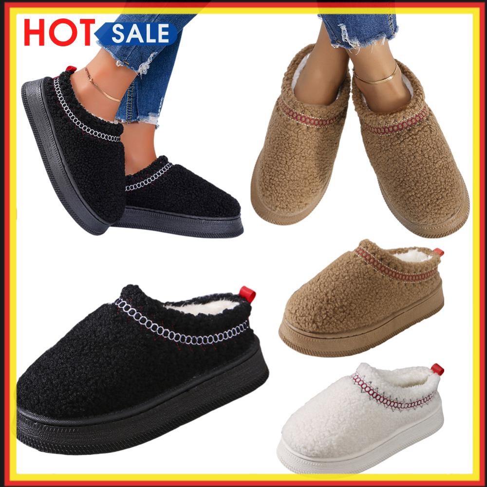 SAOLA Pantofole platform suola spessa stivale antiscivolo per donna interno ed esterno