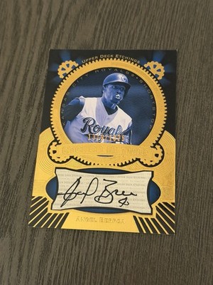 2004 Upper Deck Etchings Etched in Time Autographs /1325 ET-AB ANGEL BERROA Auto