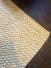 Loaf Hand Woven Wool Rectangle Rug, Beige Solid/Plain, L236cm x 170cm W