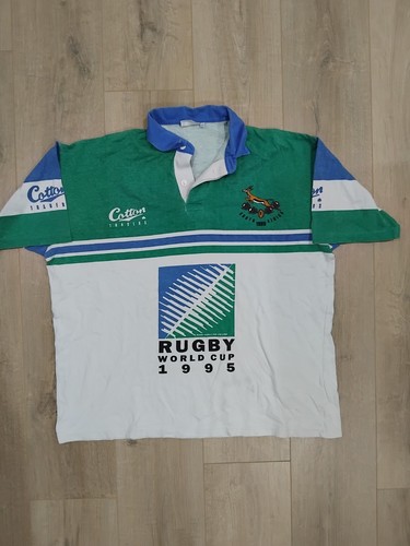 1995 South Africa Springboks Cotton Traders Rugby Supporter jersey XL