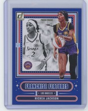 2025  Donruss WNBA Franchise Features Rickea Jackson #8 Blue Press Proof