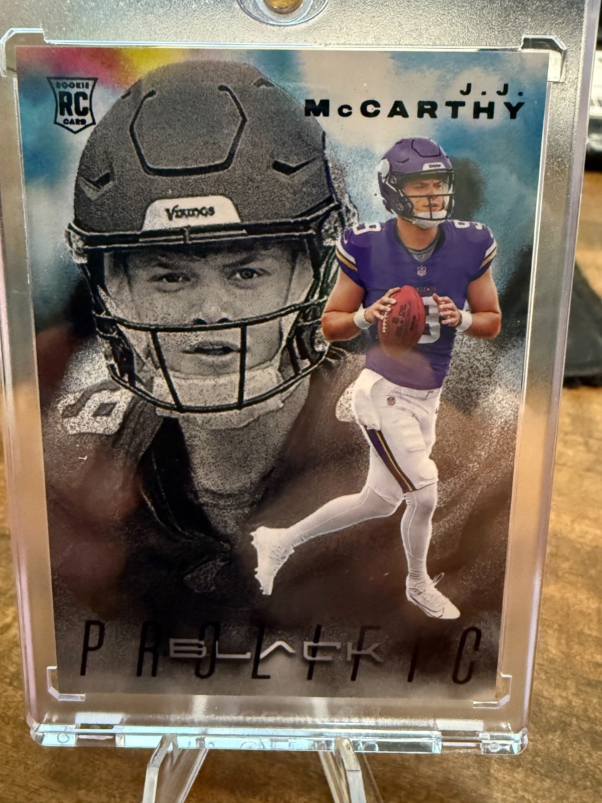 2024 Panini Black PROLIFIC J.J. McCarthy RC SSP CASE HIT Minnesota Vikings