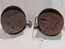 Vintage Pair Of Cartruck Light Front Or Rear Housings Rat Rod