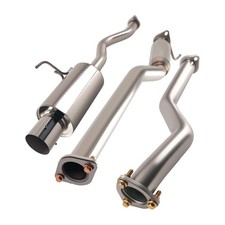 New Catback Exhaust System Kit For Honda Civic Ex 1.7l 2001-2005 Stainless Steel