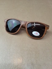 Makers Mark Sunglasses Lot Of 2 UV Protection Plastic "Wooden Look" New