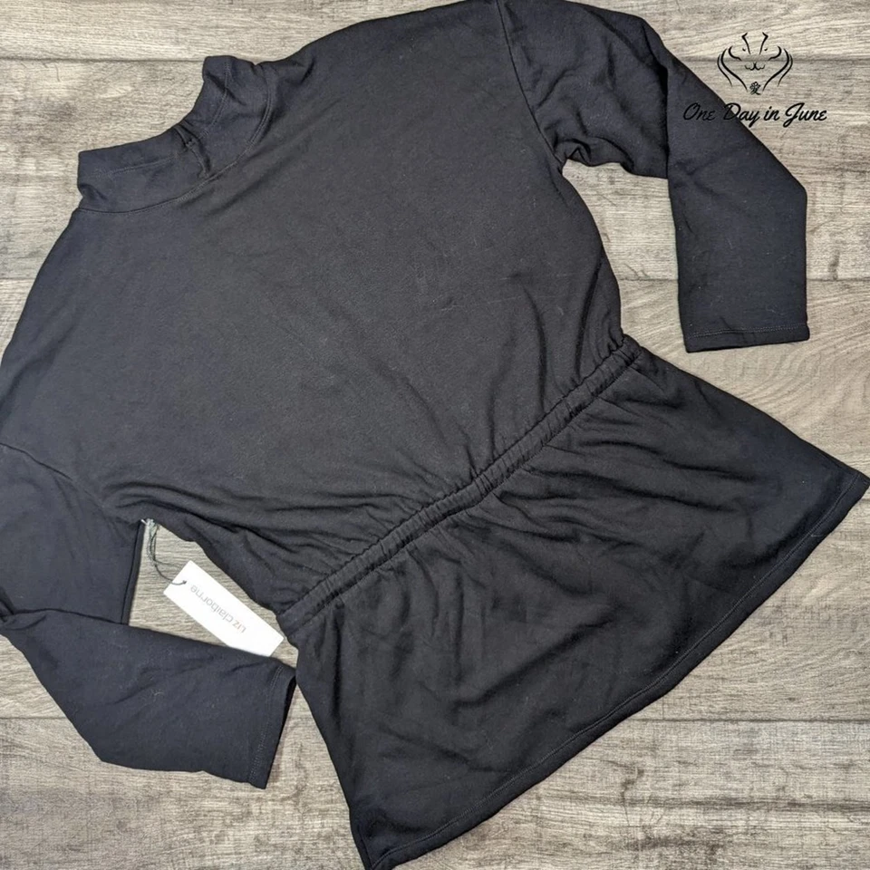 Sudadera Liz Claiborne cuello alto talla M Foto 4 de 4