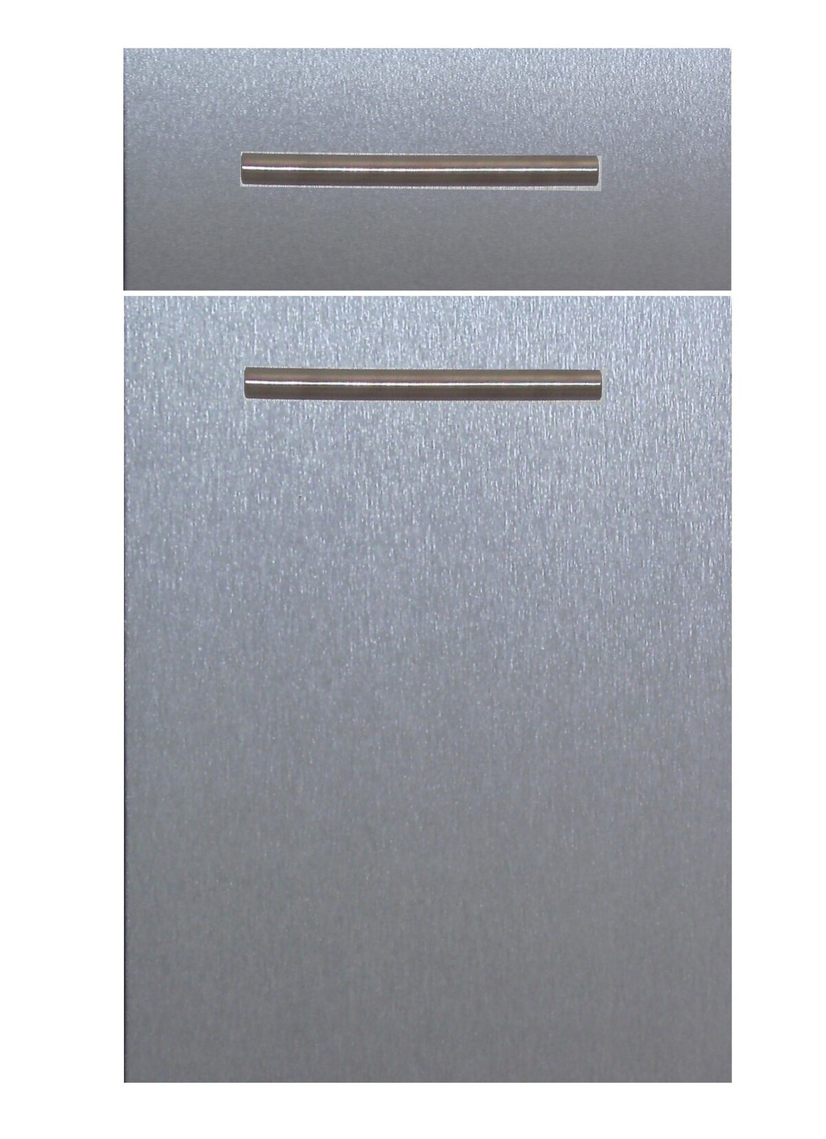 Porte de cuisine Lumi Platine H700xl600 façade de meuble bas 1 porte et tiroir