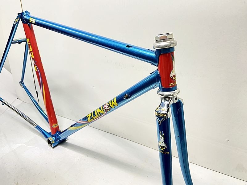 ZUNOW DI PICCE Freme Set Chromoly Road Bike Blue ST480 TT515 From