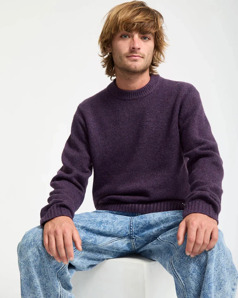 Volcom Edmonder 2 Strick Pullover (lila) - Bild 3 von 4