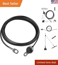Enhanced 1.5M Fitness Pulley Cable - 300 LBS Capacity - Home Gym Essential