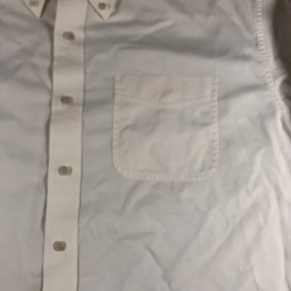 Camisa de vestir L.L.Bean para hombre XL ajuste tradicional con botones manga larga bolsillo Foto 3 de 4