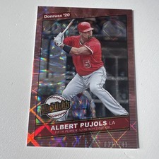 2020 Panini Donruss Highlights Albert Pujols Red /149
