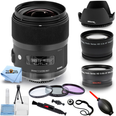 Sigma 35mm f/1.4 DG HSM Art Lens for Canon EF - Pro Filter
