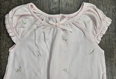 vintage gymboree ワンピース　ジャンスカ Baby Girl Clothes Vintage Gymboree 6-9 Month Pink Flower Romper