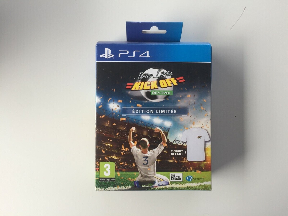 Jeu PS4 Kick Off Revival - Complet, Bon état, Boîte Avec Traces D'usure, Jeu De Football Rétro