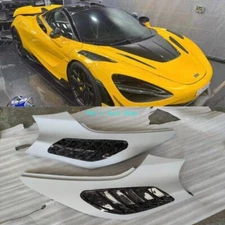 Fits For McLaren 720S Half Forge Carbon Fiber FRP Front Bumper Side Fender Cover