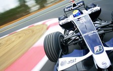 Cars formula one race Desk Mat Stitched