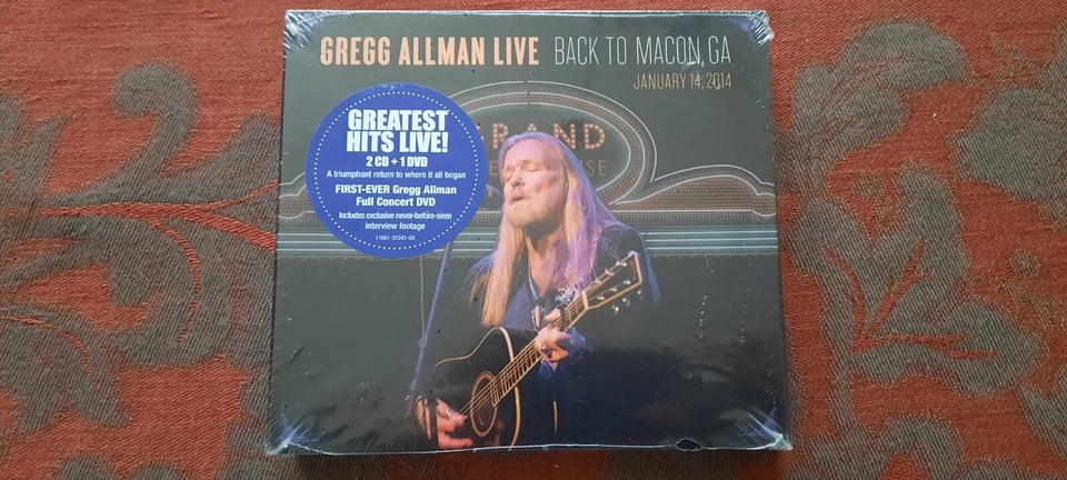 Gregg Allman Live: Back to Macon, GA [2CD/1DVD] [Digipak] by Gregg Allman NEW - Image 2 of 4