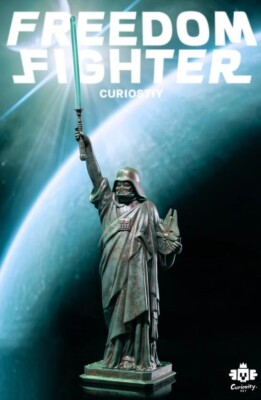 CuriosityArt Freedom Fighter PLUS Figure Limited Model Collection Fashion Statue