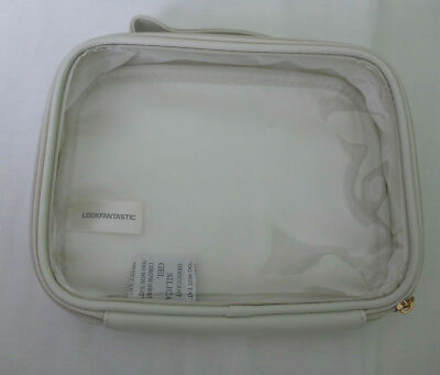 Look Fantastic Cream Colored cosmetic case 