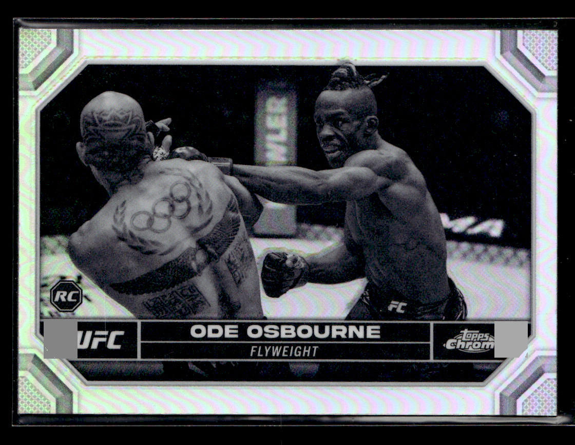 2024 Topps Chrome UFC #133 Ode Osbourne Negative Card