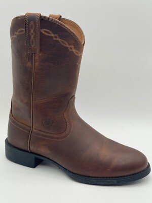 Ariat Heritage Roper Western Men’s Boots Size 8D in Distressed Brown Ariat Men main image 2
