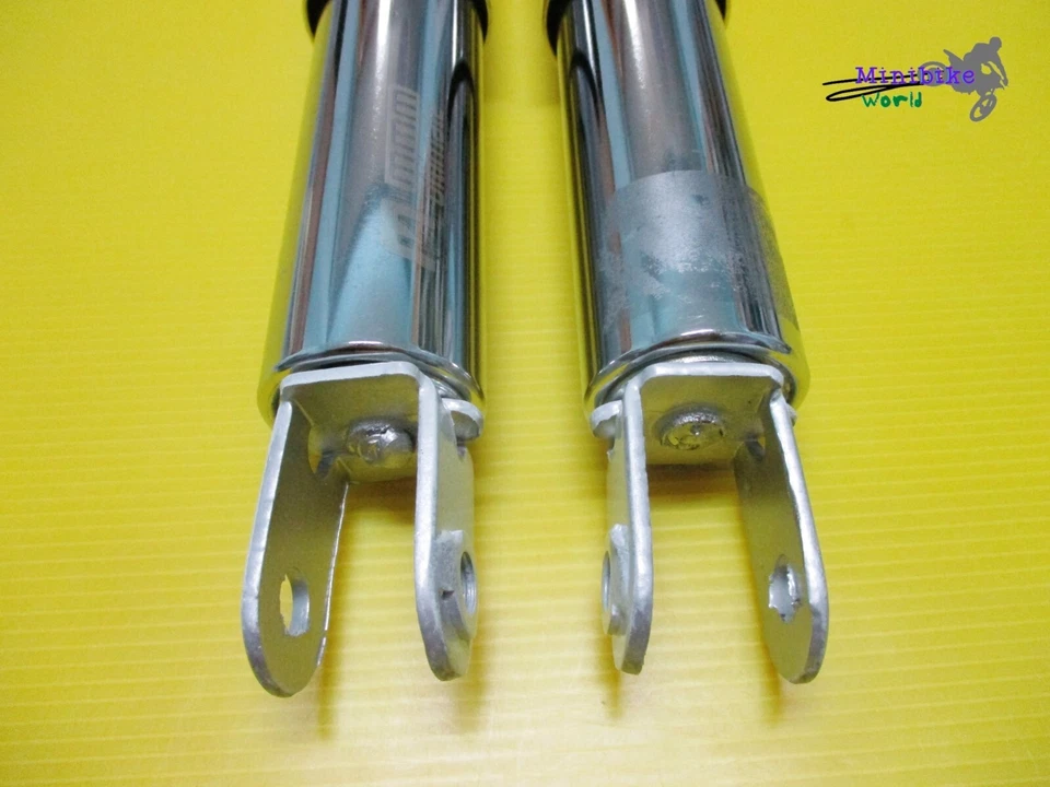 YAMAHA YL2 YL2G YB80 YB90 YB100 REAR SHOCK SET 290 mm."CHROME"  [mi3907] - Image 3 of 4
